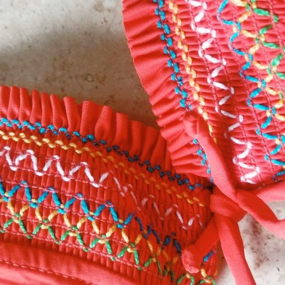 ^HOST PICK^ Lucky Brand Fiesta Crochet Bikini Set - Picture 3 of 8